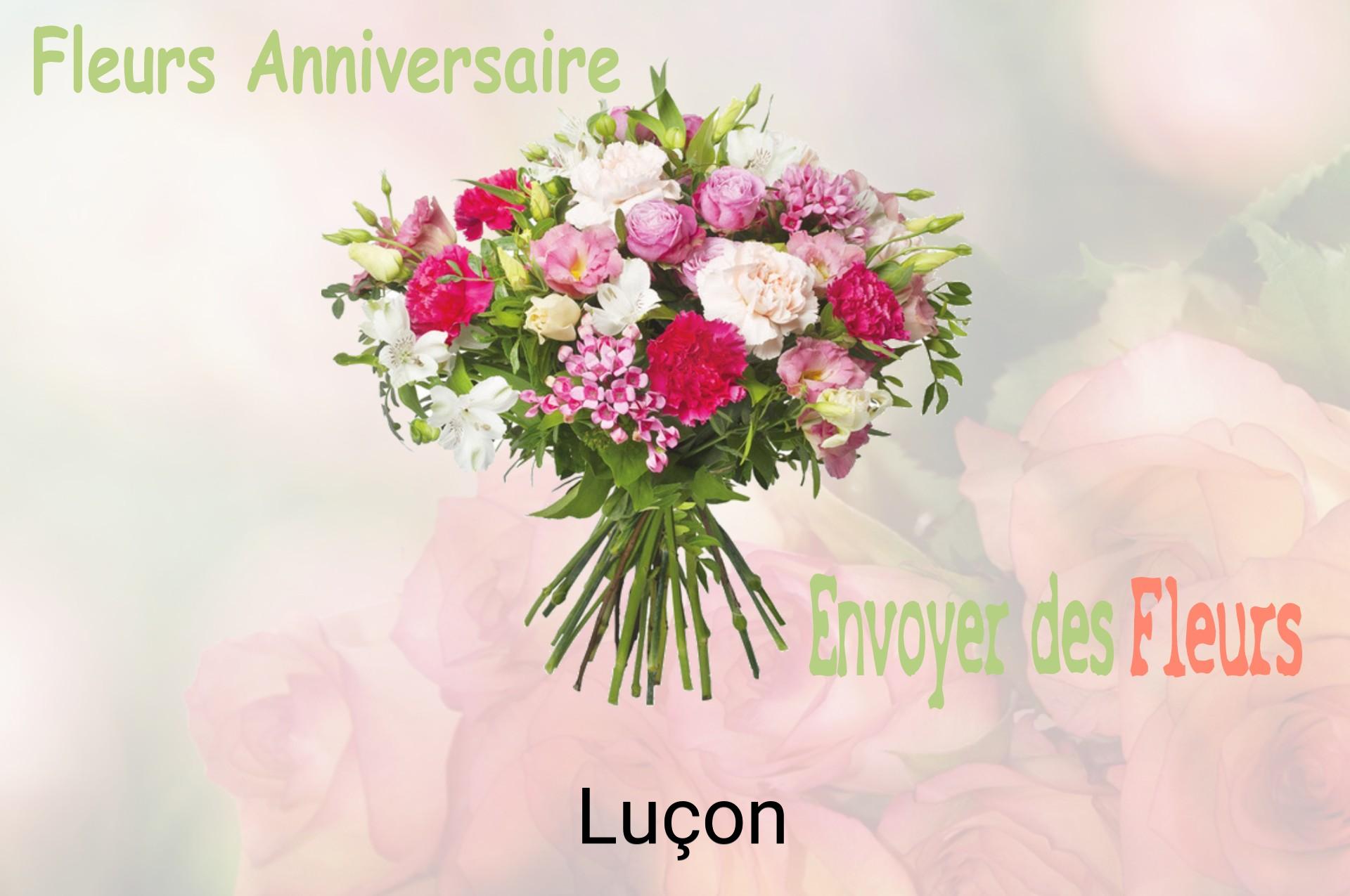 Bouquet de fleurs d’anniversaire livré à Luçon
