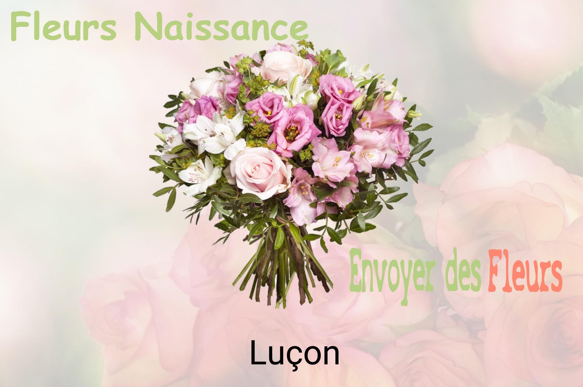 Bouquet de fleurs de naissance livré à Luçon